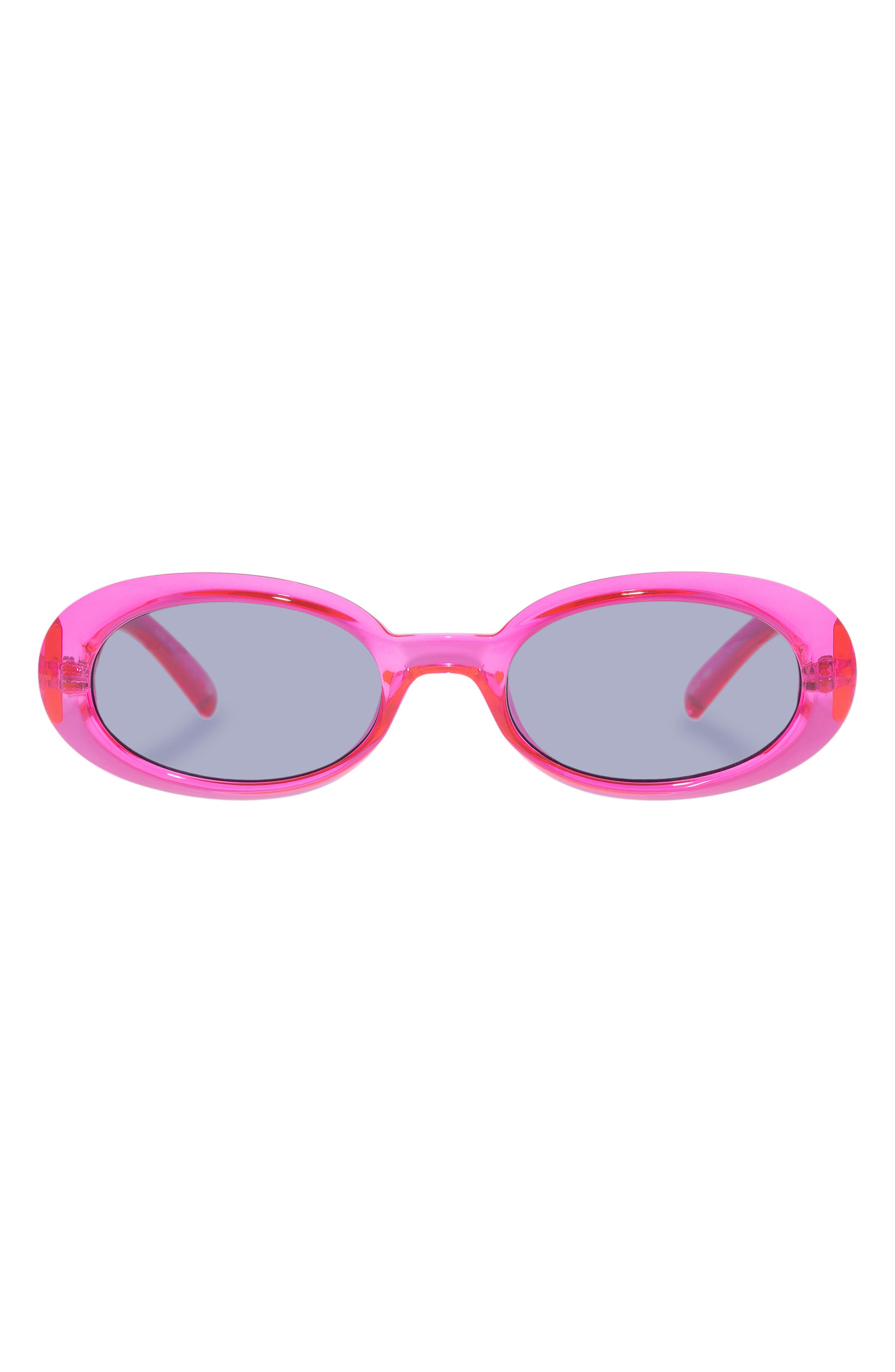 Le Specs Work It 53mm Oval Sunglasses