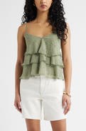 Open Edit Ruffle Tiered Camisole