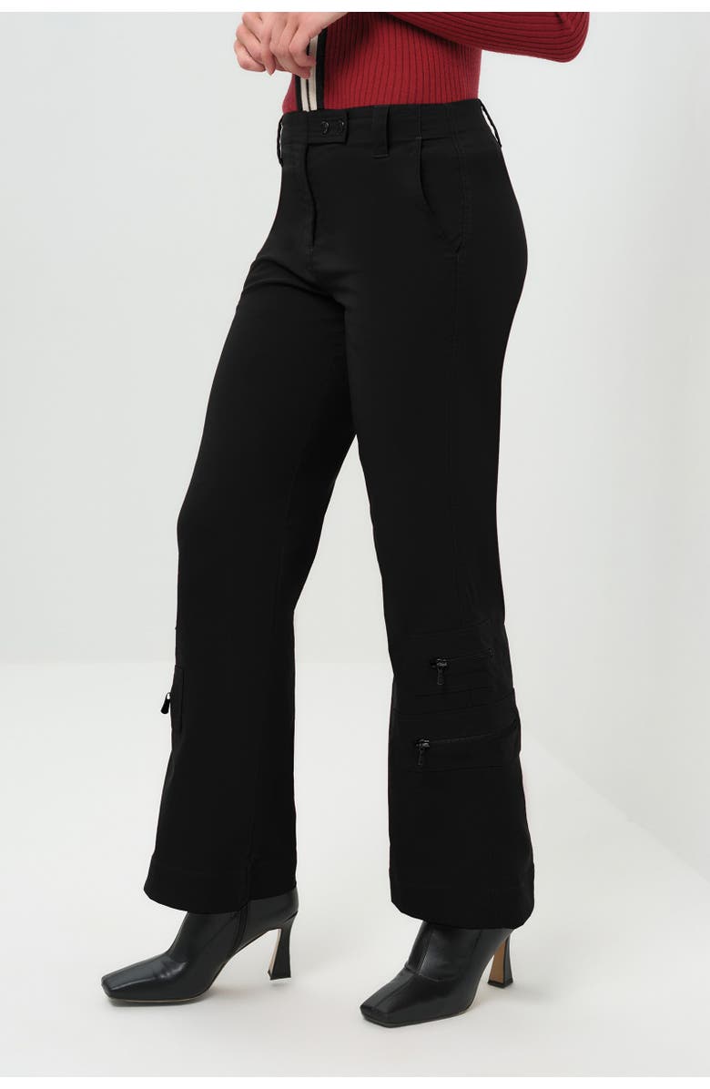 Anatomie Madonna Mid Weight Wide Leg Pant, Main, color, Black