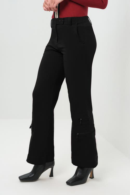 Anatomie Madonna Mid Weight Wide Leg Pant In Black