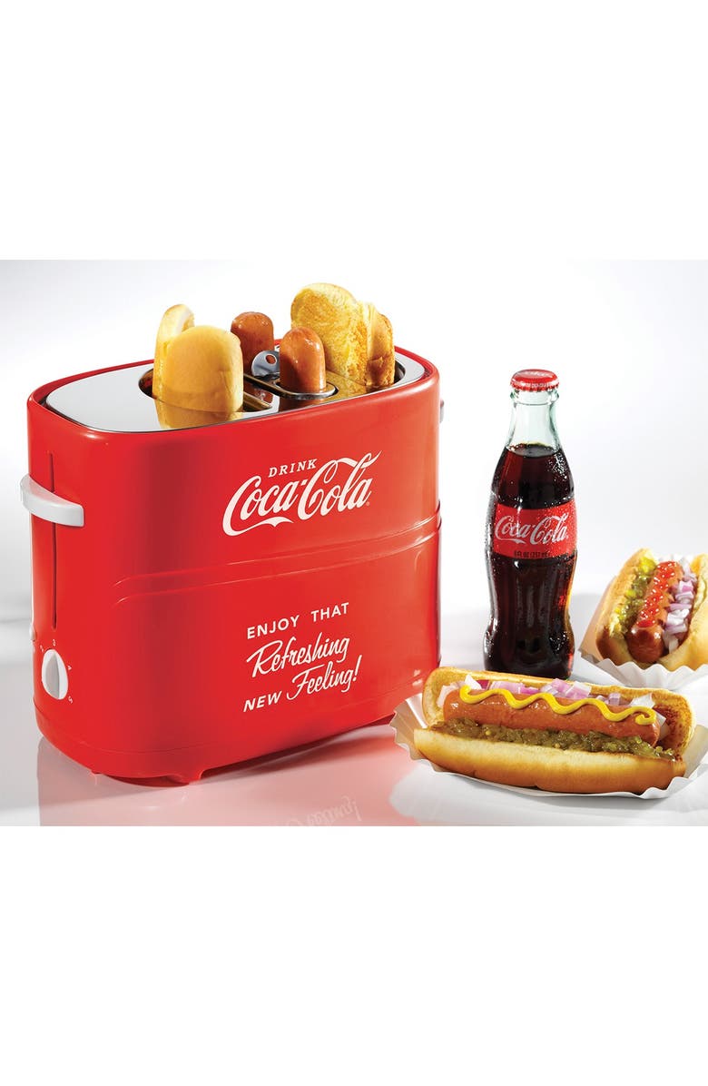 Nostalgia Electrics Coca-Cola Series Pop-Up Hot Dog Toaster, Alternate, color, 