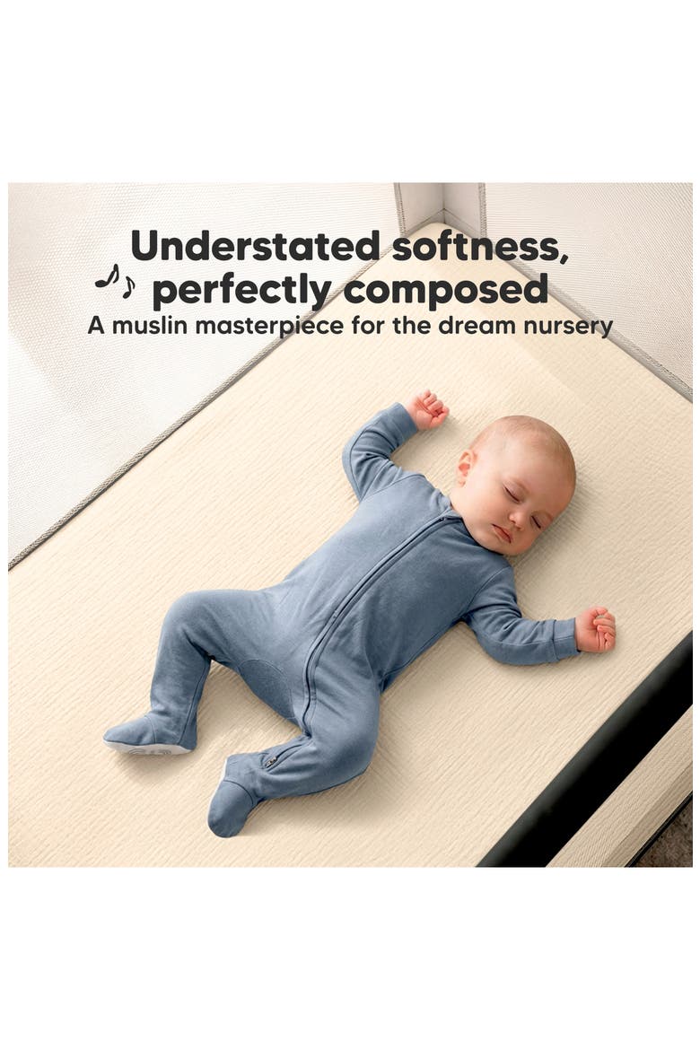 2-Pack Lyra Muslin Mini Crib Sheets, Alternate, color, Cameo