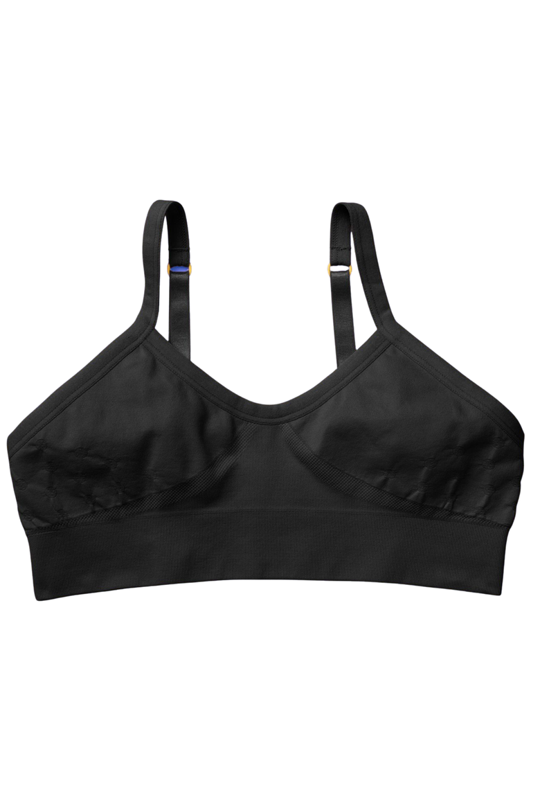 Poppy Seamless Bra, Alternate, color, Black