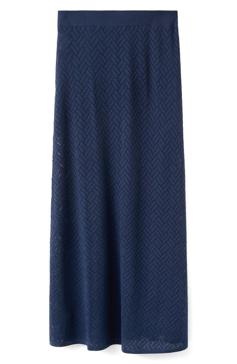 MANGO TEEN Openwork Knit Skirt, Alternate, color,