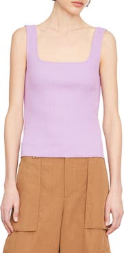 Vince Square Neck Rib Tank
