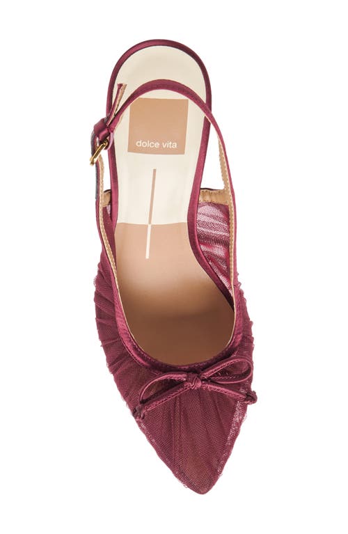 Dolce Vita Yela Slingback Pointed Toe Pump In Purple