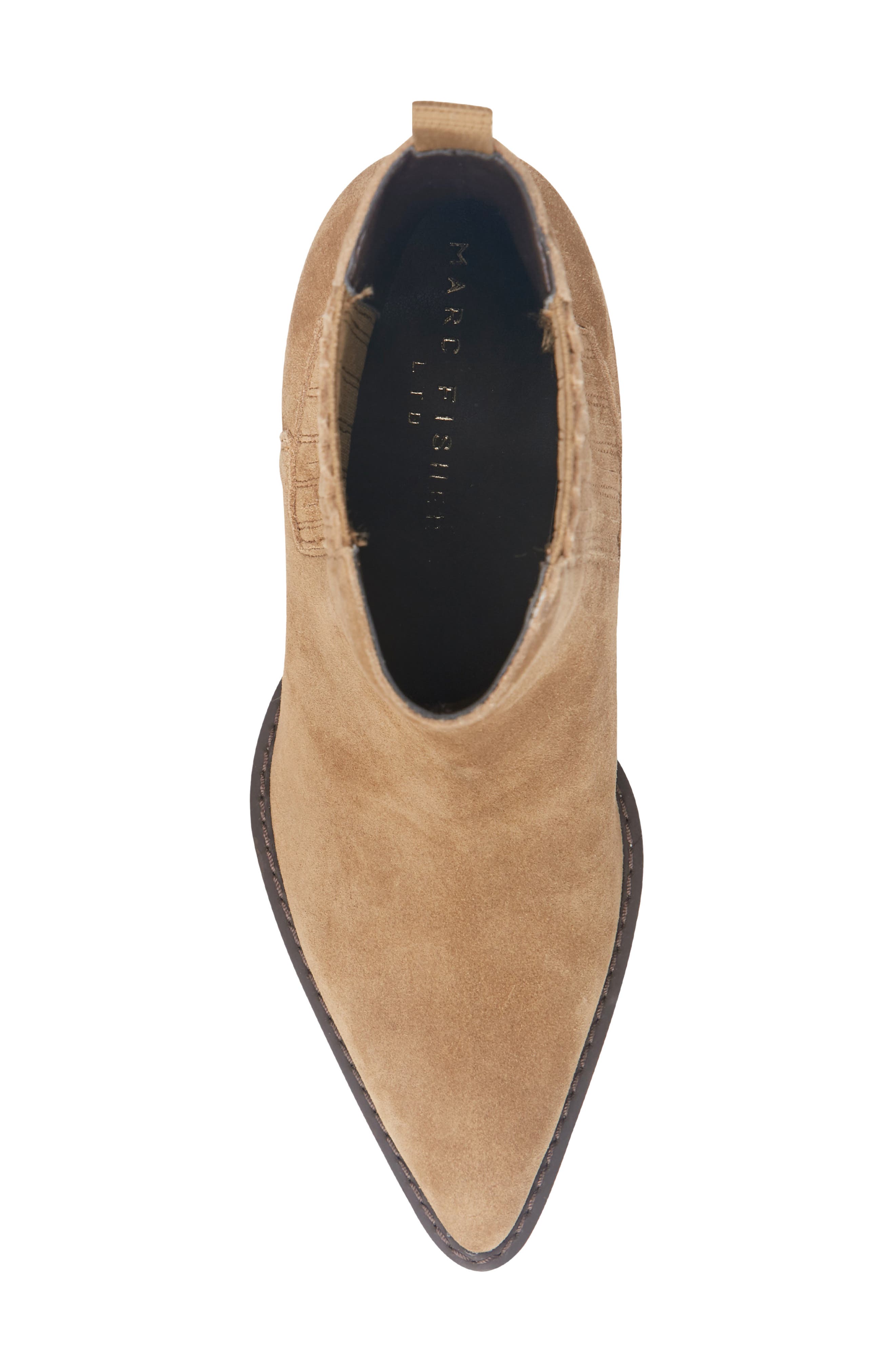 Zane Leather Chelsea Bootie, Alternate, color, MEDIUM BROWN