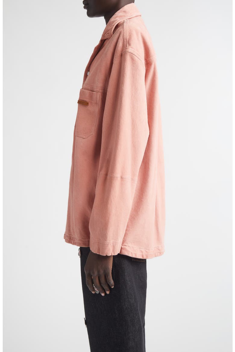 Soft Suede Overshirt, Alternate, color, CHALK MAUVE