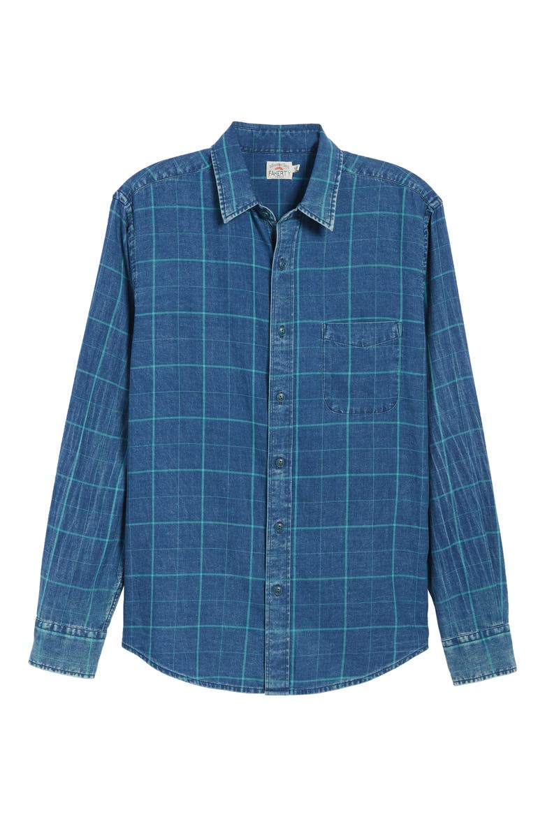 Ventura Windowpane Shirt, Alternate, color, BLUE