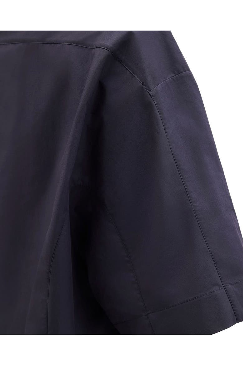 Poplin Short Sleeve Shirt, Alternate, color, Midnight