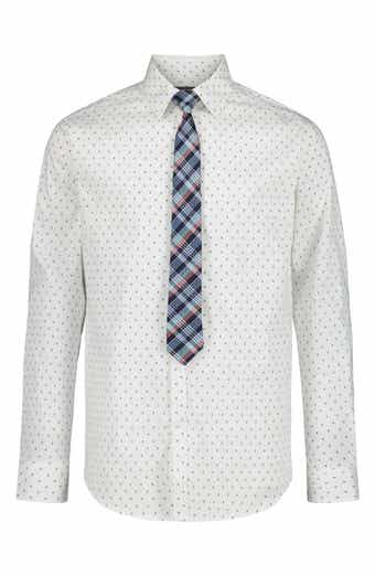 VAN HEUSEN Kids' Dress Shirt & Tie Set