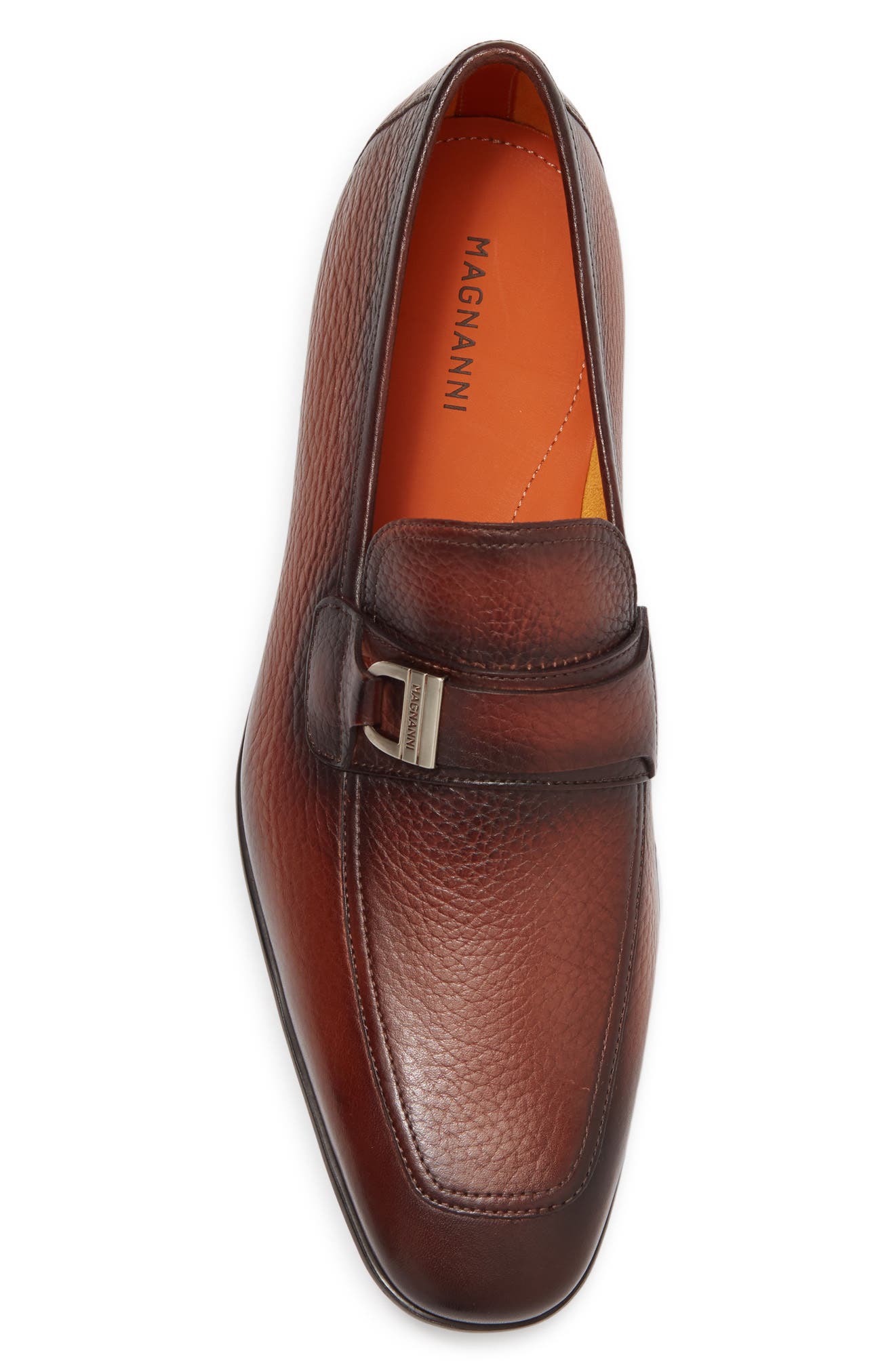 Niko Leather Loafer, Alternate, color, MID BROWN TUMBLED CALF