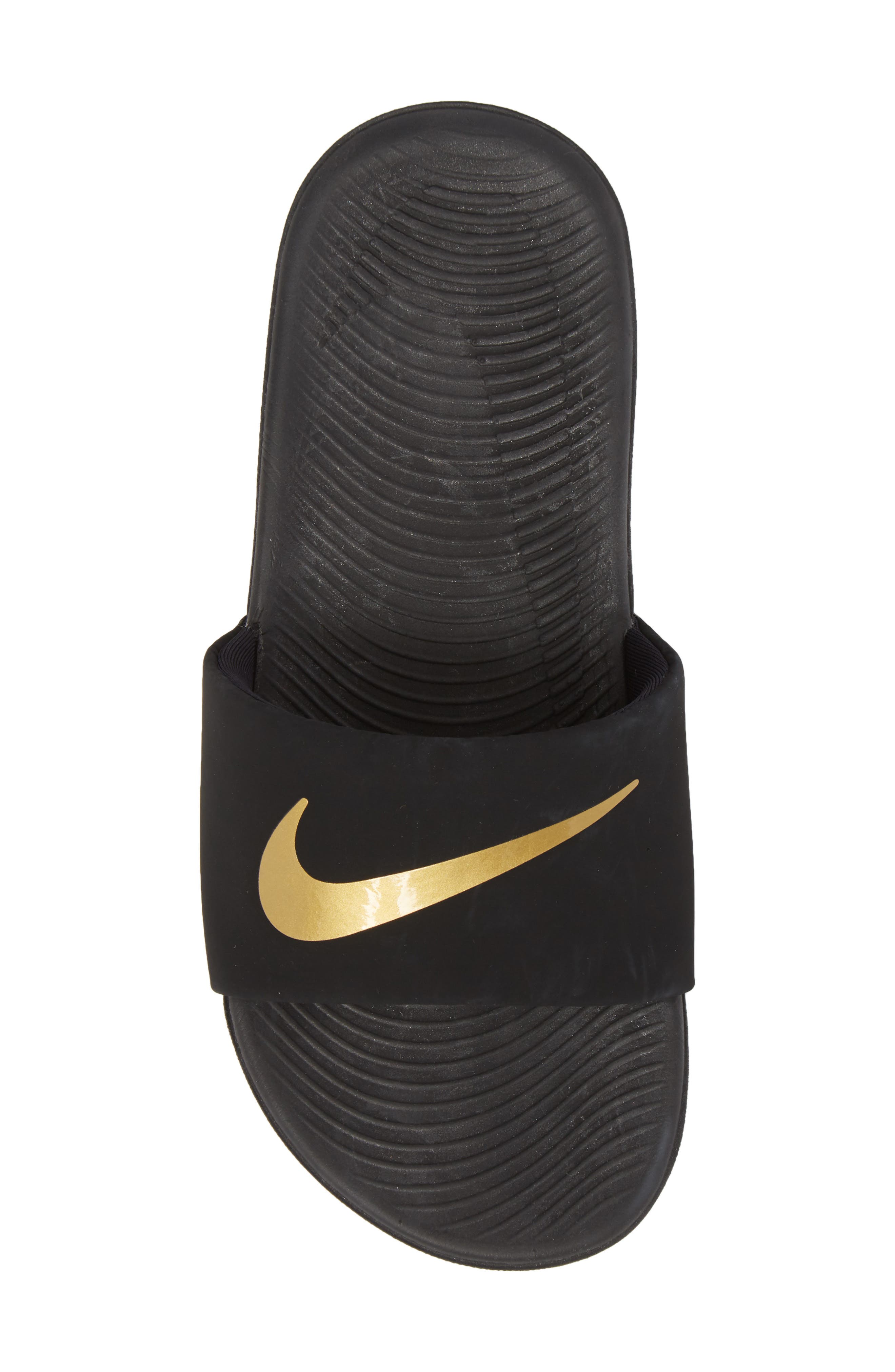 Nike Kids' Kawa Sport Slide, Alternate, color, 003 Black/M Gold