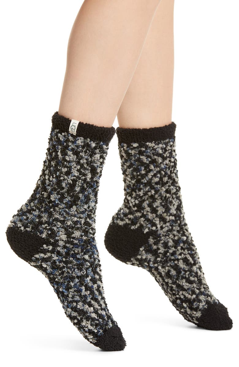 UGG<sup>®</sup> Chenille Crew Socks, Main, color, Bkgy