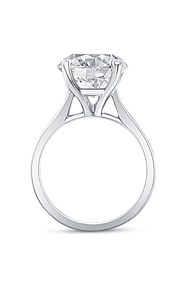 3 Ct Diamond Solitaire Lab Grown Engagement Ring in 14k Gold, Alternate, color, 14k White Gold