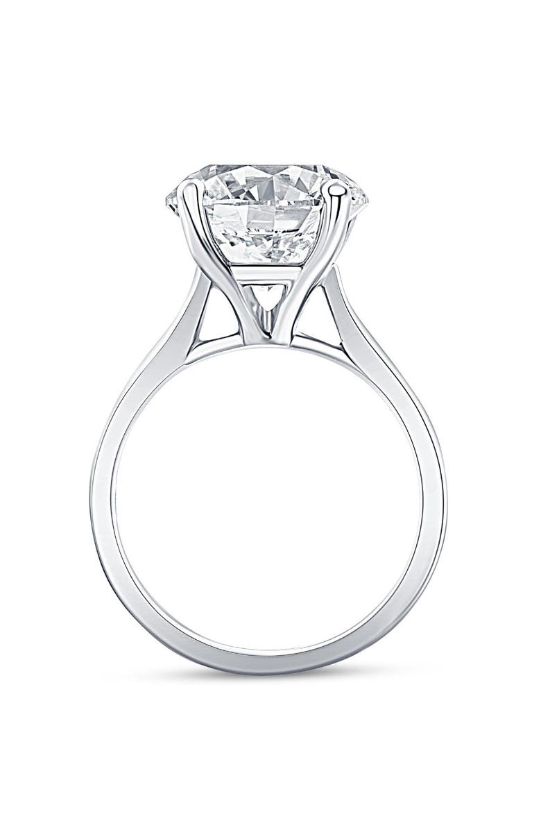 Bliss Diamond 3 Ct Diamond Solitaire Lab Grown Engagement Ring in 14k Gold, Alternate, color, 14K White Gold