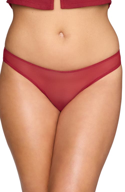 Cuup The Mesh Bikini In Scarlet