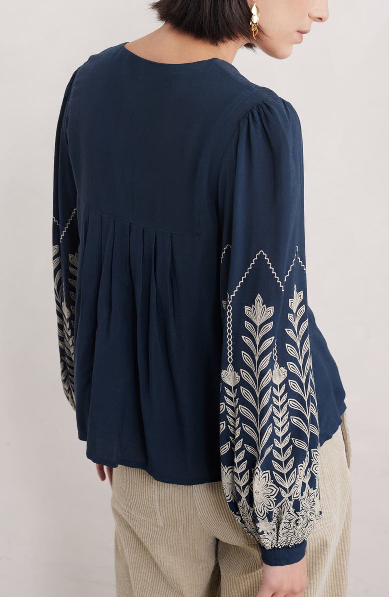 Seasalt Cornwall High Woods Button-Up Shirt, Alternate, color, 