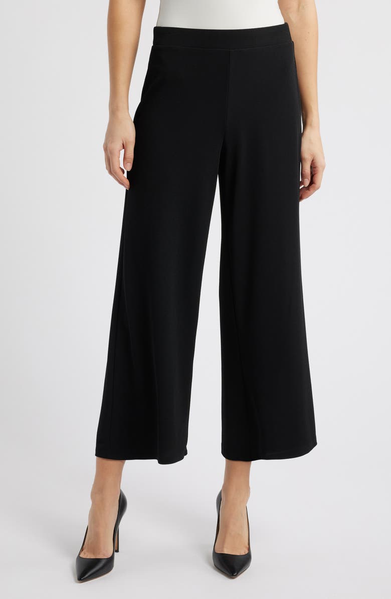 Anne Klein Crop Palazzo Pants, Main, color, 