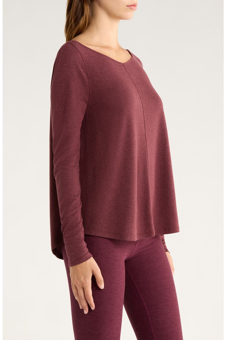 New Moon Long Sleeve T-Shirt, Alternate, color, DEEP VINO