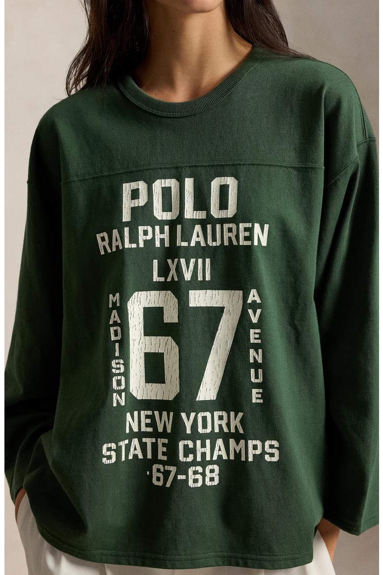 Cotton Graphic T-Shirt, Alternate, color, BOTTLE GREEN
