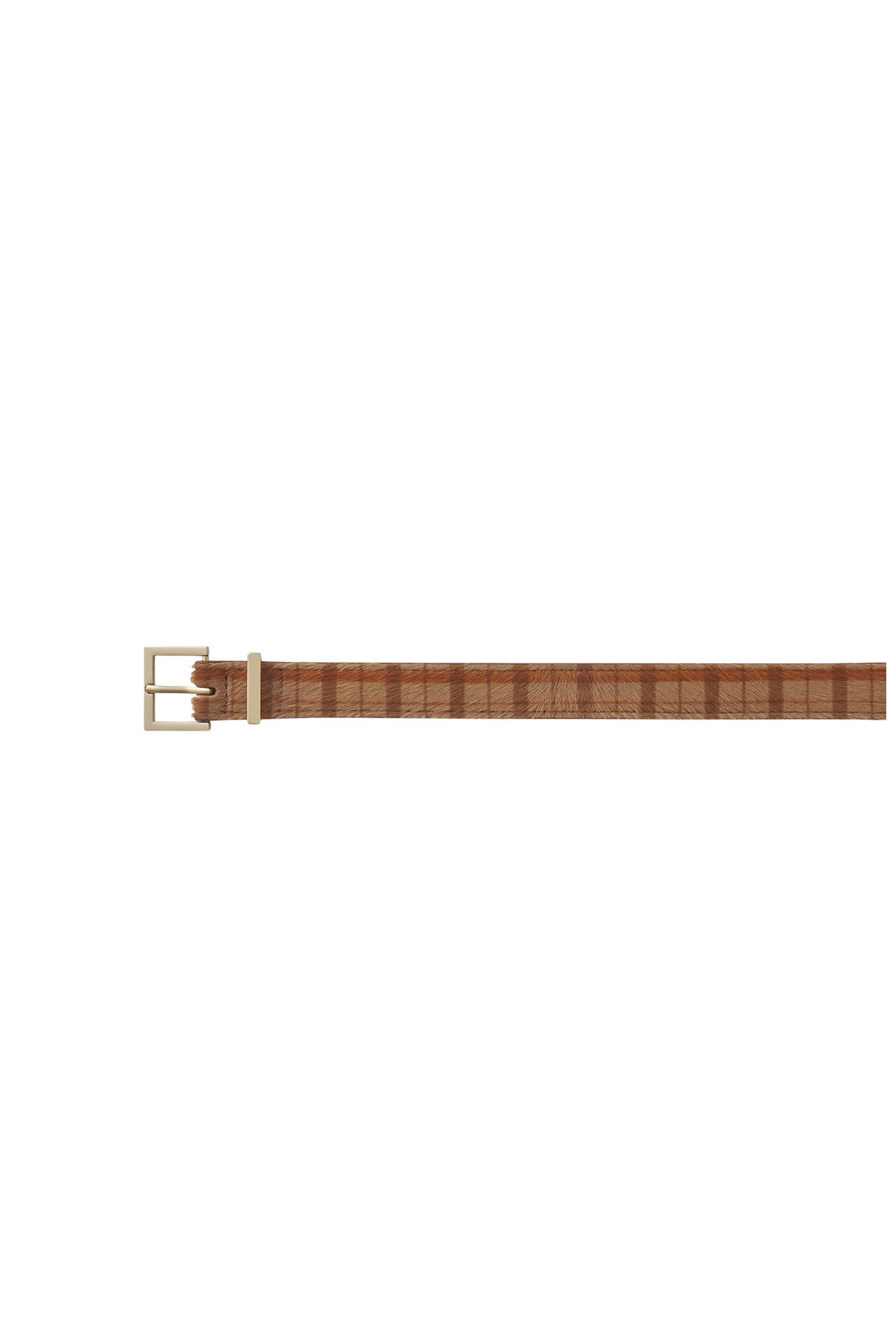 Mlp Frames FRAME The Pony Square Buckle Calf Hair Belt (Women) | Nordstrom