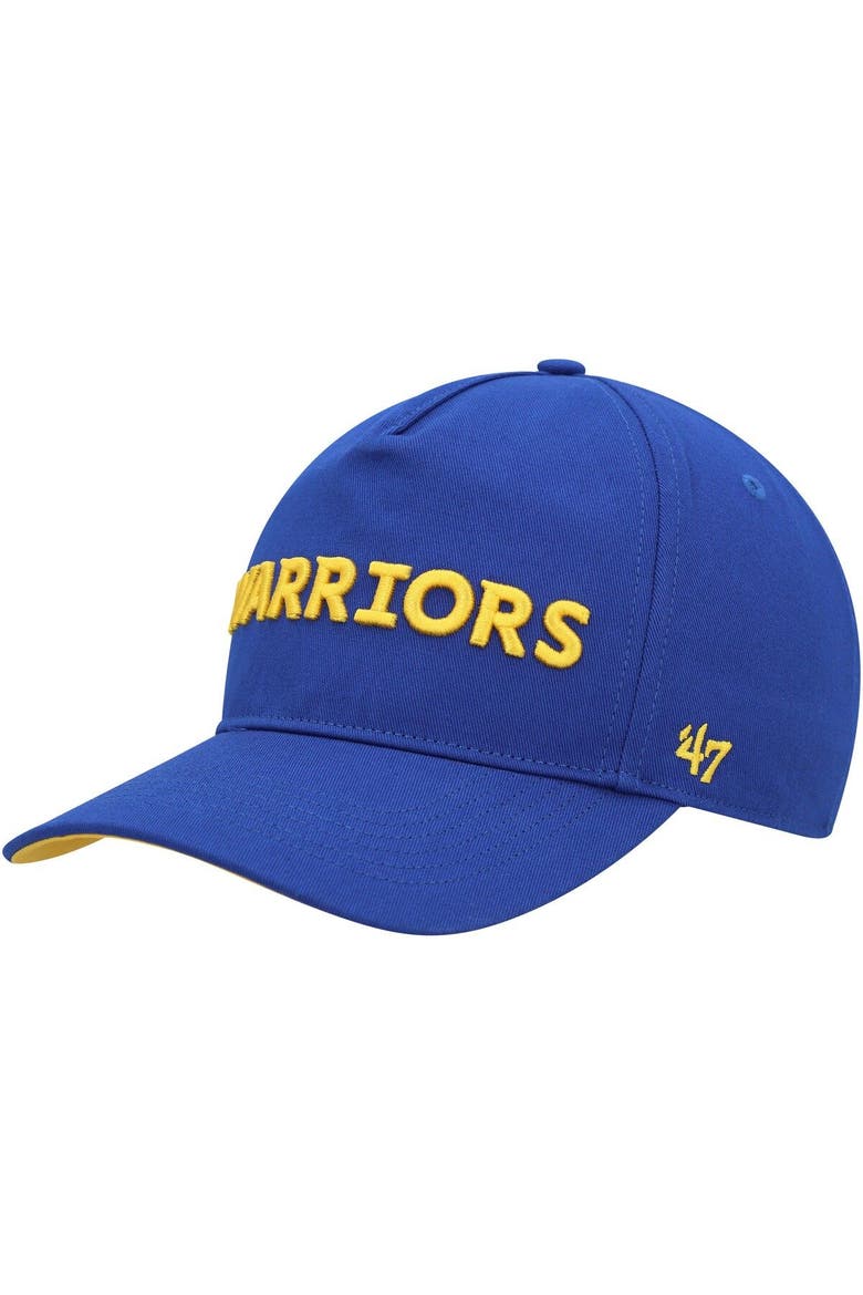 Men's '47 Royal Golden State Warriors Contra Hitch Snapback Hat, Alternate, color, Royal