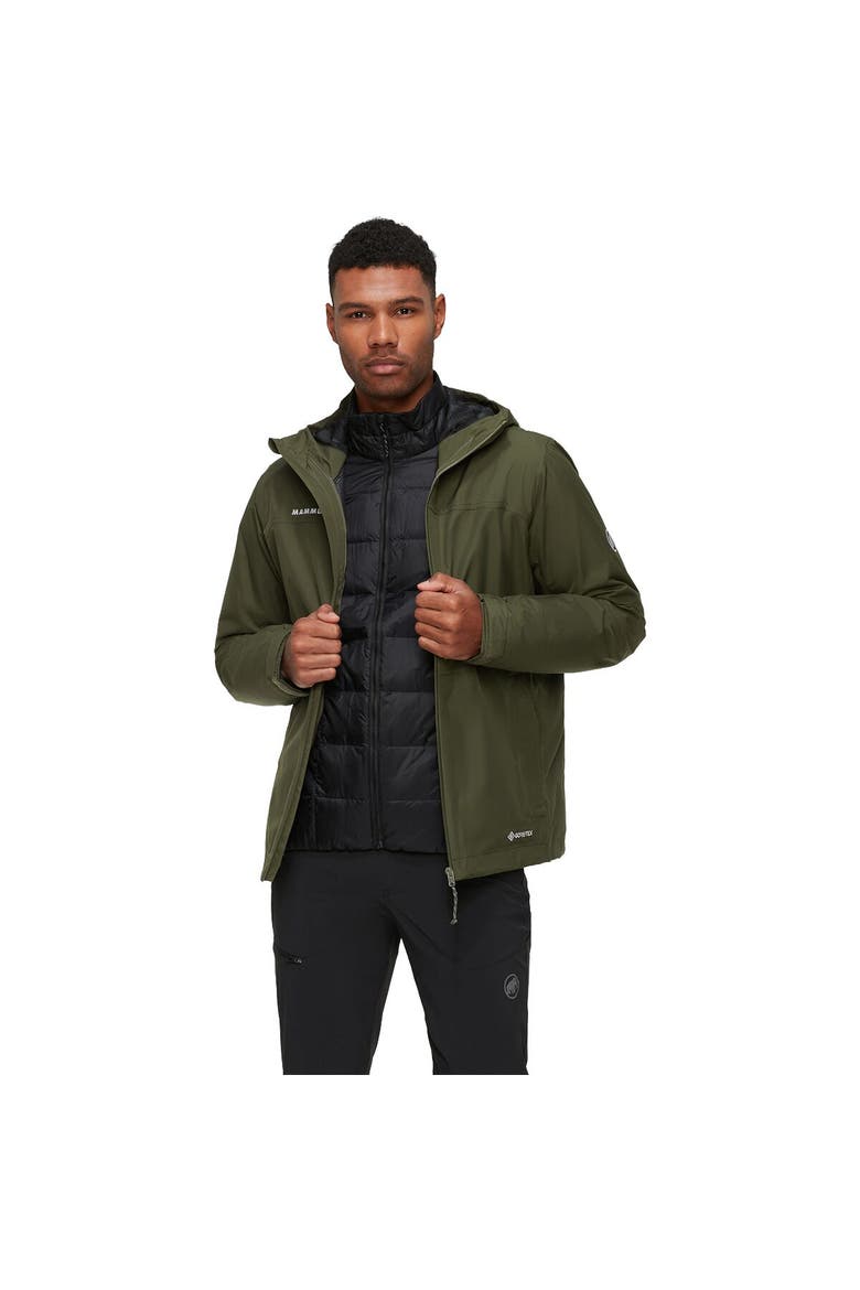Treeline 3-In-1 Hs Hooded Jacket - Men's, Main, color, Dark Marsh/Black