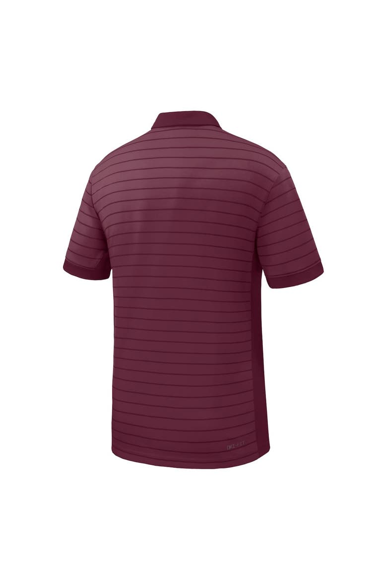 Men's Nike Maroon Virginia Tech Hokies 2025 Early Season Coaches Sideline Victory Stripe Performance Polo, Alternate, color, Maroon