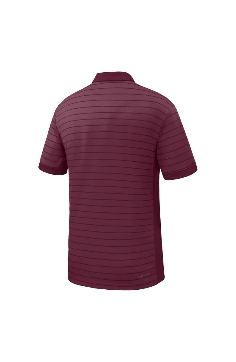 Nike Men's Nike Maroon Virginia Tech Hokies 2025 Early Season Coaches Sideline Victory Stripe Performance Polo, Alternate, color, Maroon