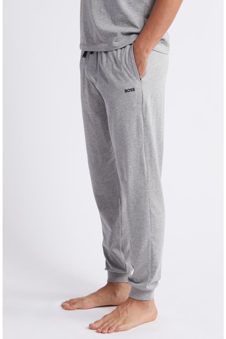 Mix Match Pajama Joggers, Alternate, color, MEDIUM GREY/ BLACK