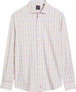 johnnie-O Maarten Plaid Performance Button-Up Shirt