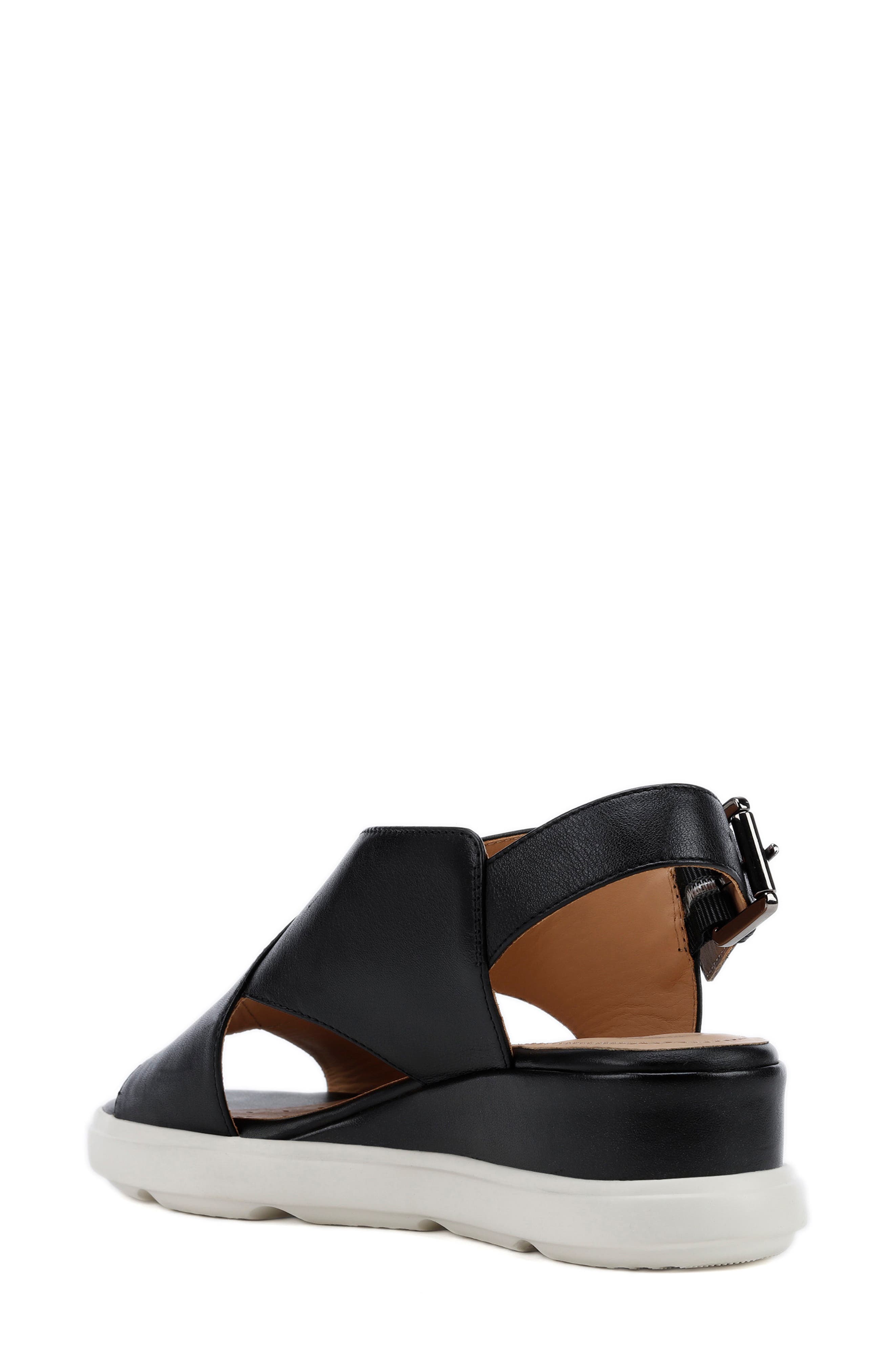 Geox Pisa Wedge Sandal, Alternate, color, 