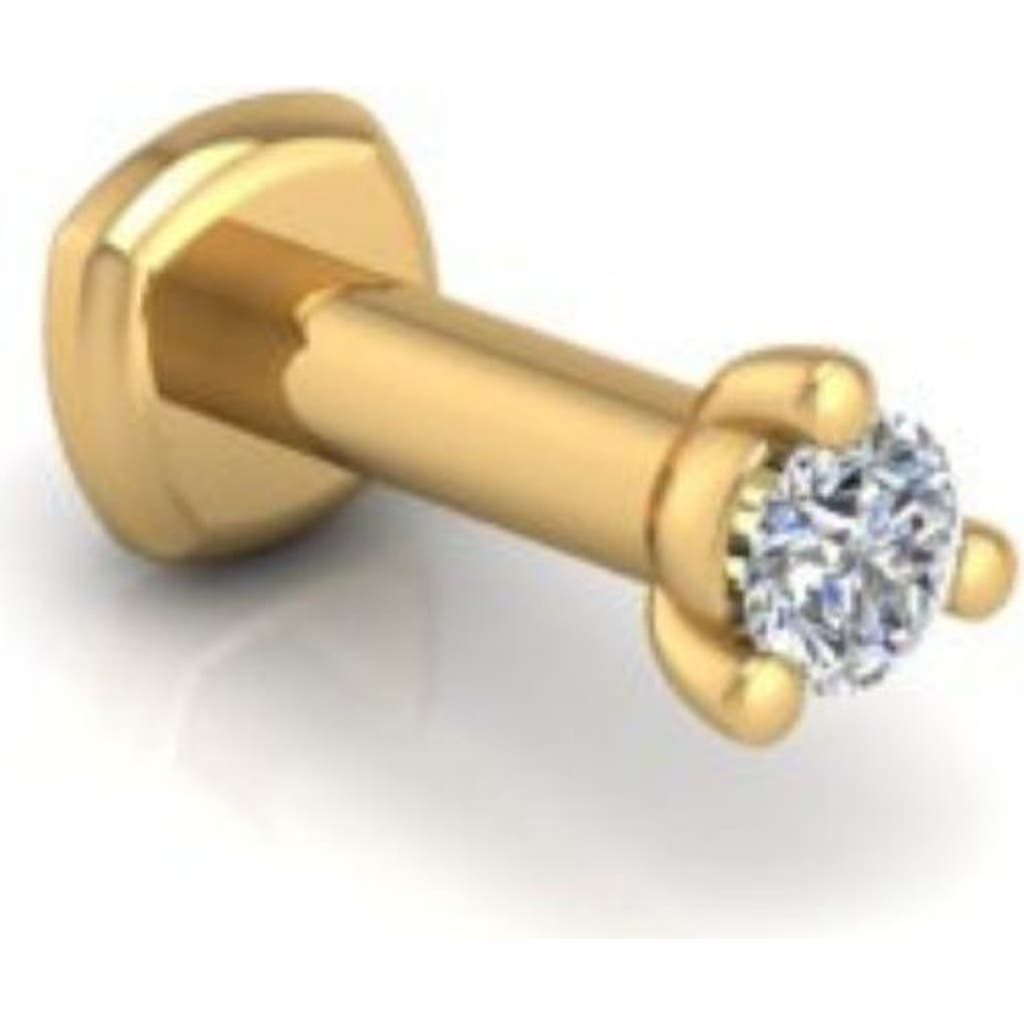 Seed2stone You're-a-stud Flat Back Stud In Gold