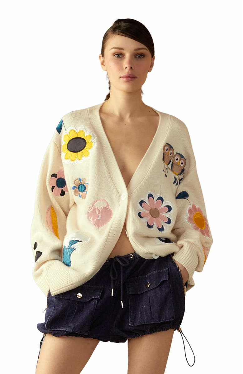 Cynthia Rowley Denim Cargo Shorts, Main, color, 