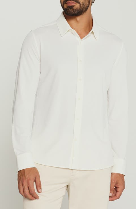 Aldridge Knit Button-Up Shirt