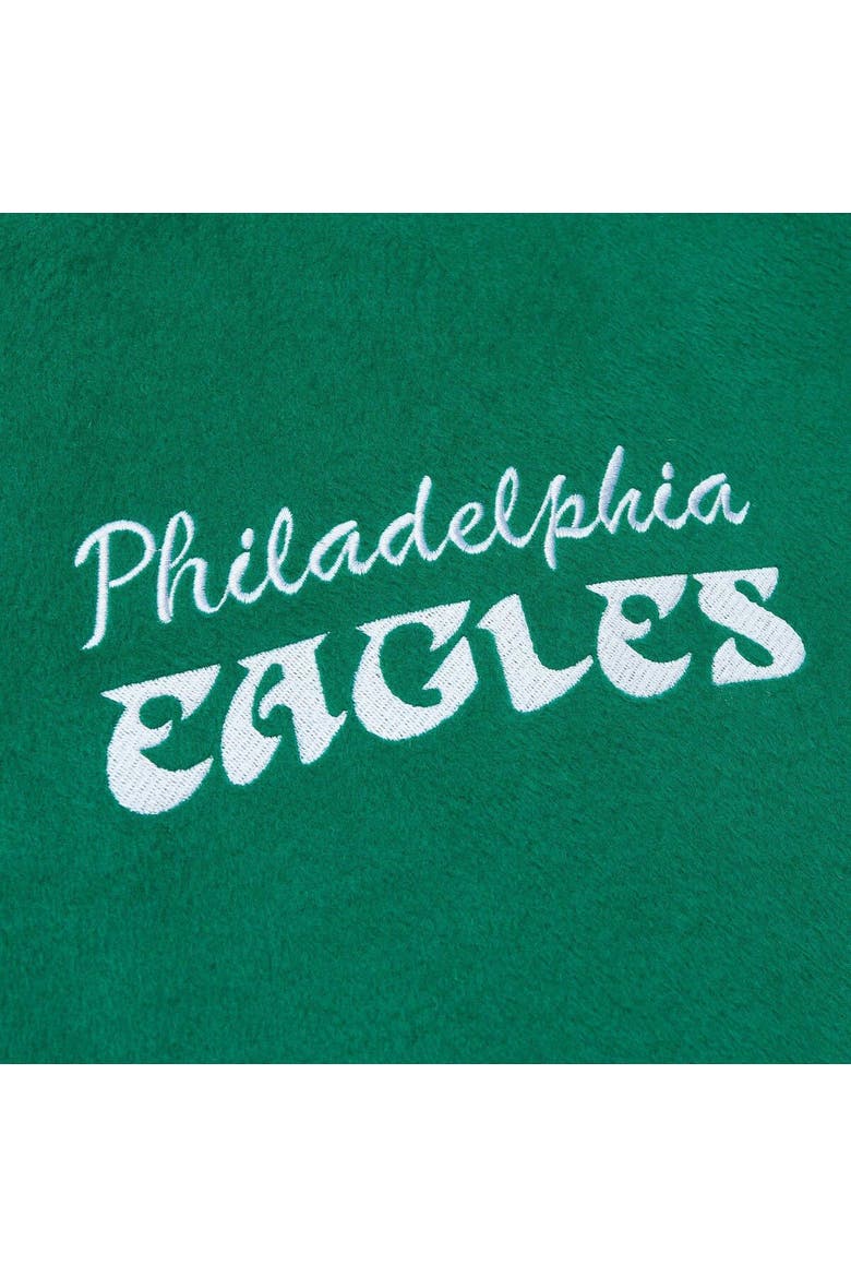 Unisex Mitchell & Ness Kelly Green Philadelphia Eagles Varsity Team Full-Snap Jacket, Alternate, color, Kelly Green