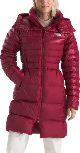 2024 The North Face Womens Medium Maroon Puffer Coat