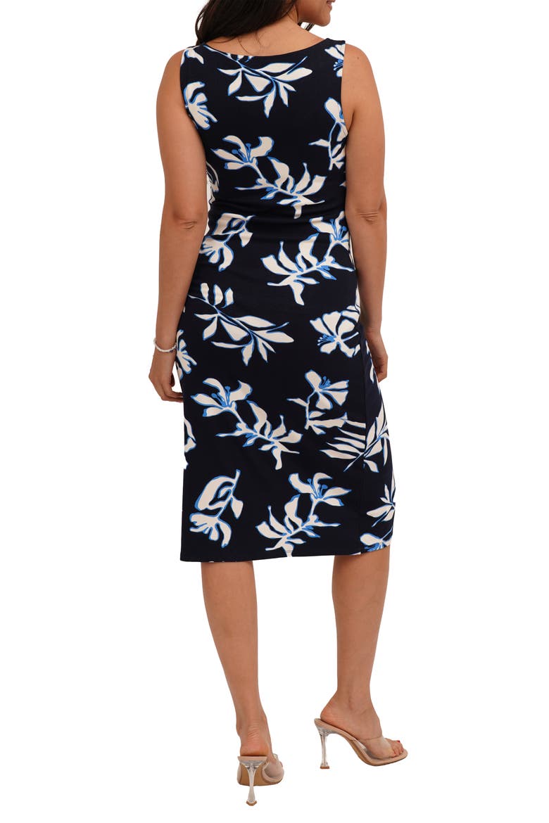 Sleeveless Ribbed Body-Con Dress, Alternate, color, SKYLAR PRINT