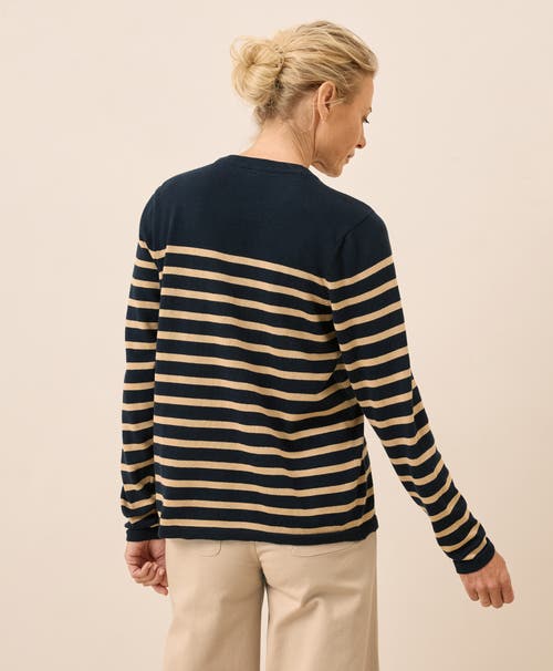 Pact Organic Cotton Classic Fine Knit Crew Sweater In Black