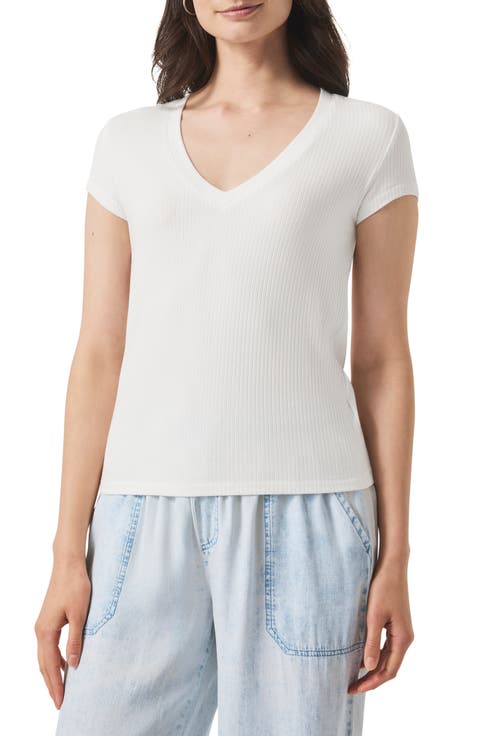 Hailey Rib V-Neck Top