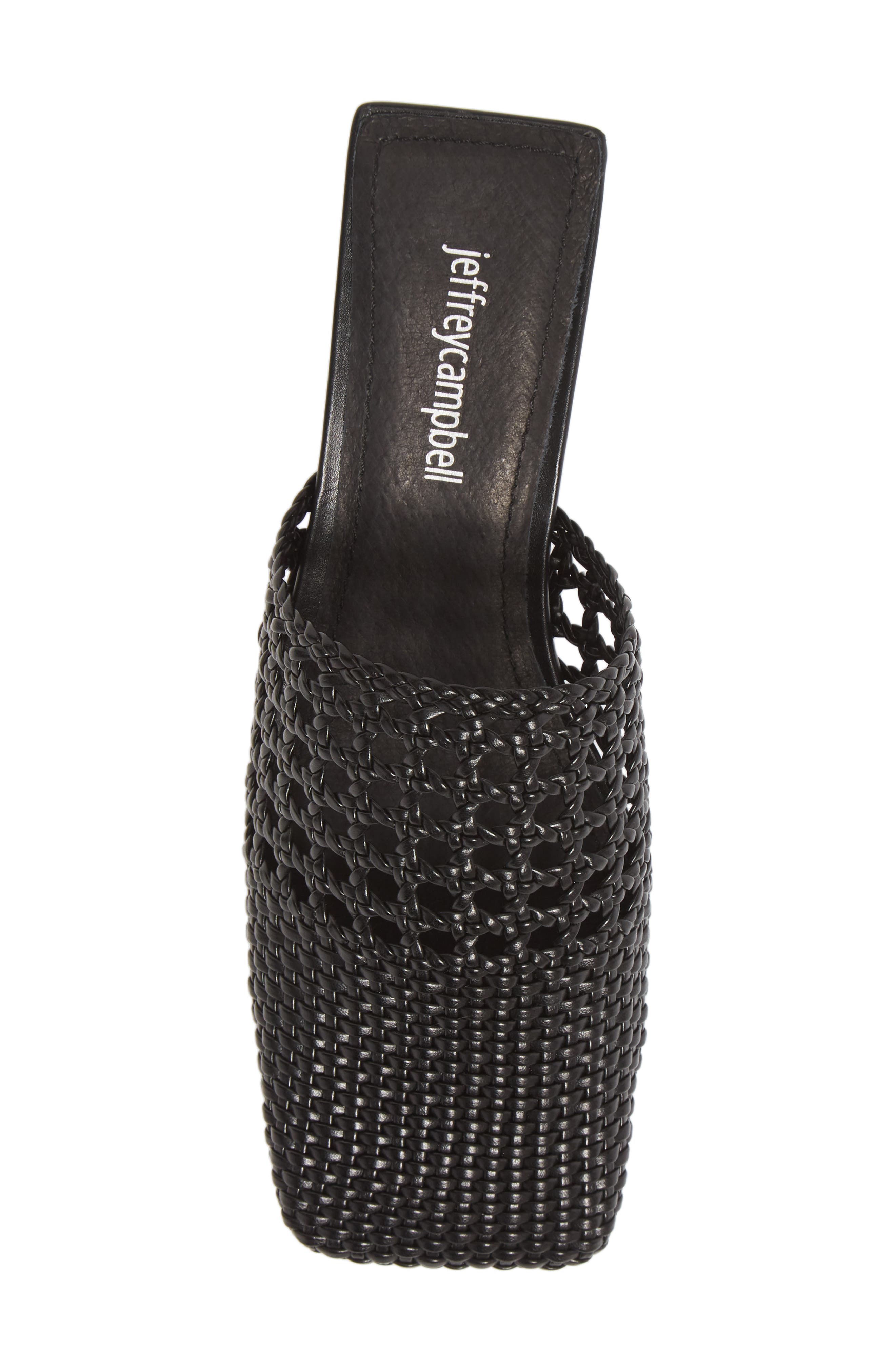 Sleek Mule, Alternate, color, BLACK WOVEN