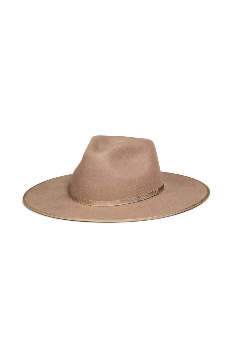 DESERI Flat Brim Hat, Alternate, color, Tan