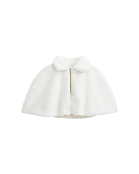 Laurella Faux Fur Cape