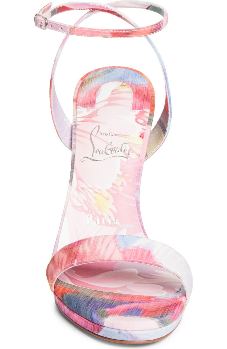 Christian Louboutin Miss Z Queen Slingback Pump, Alternate, color, Pink Multi