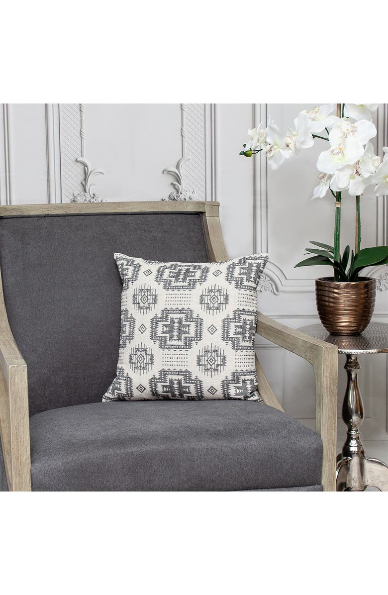 PARKLAND COLLECTION Sima Transitional Beige Throw Pillow, Main, color, Beige