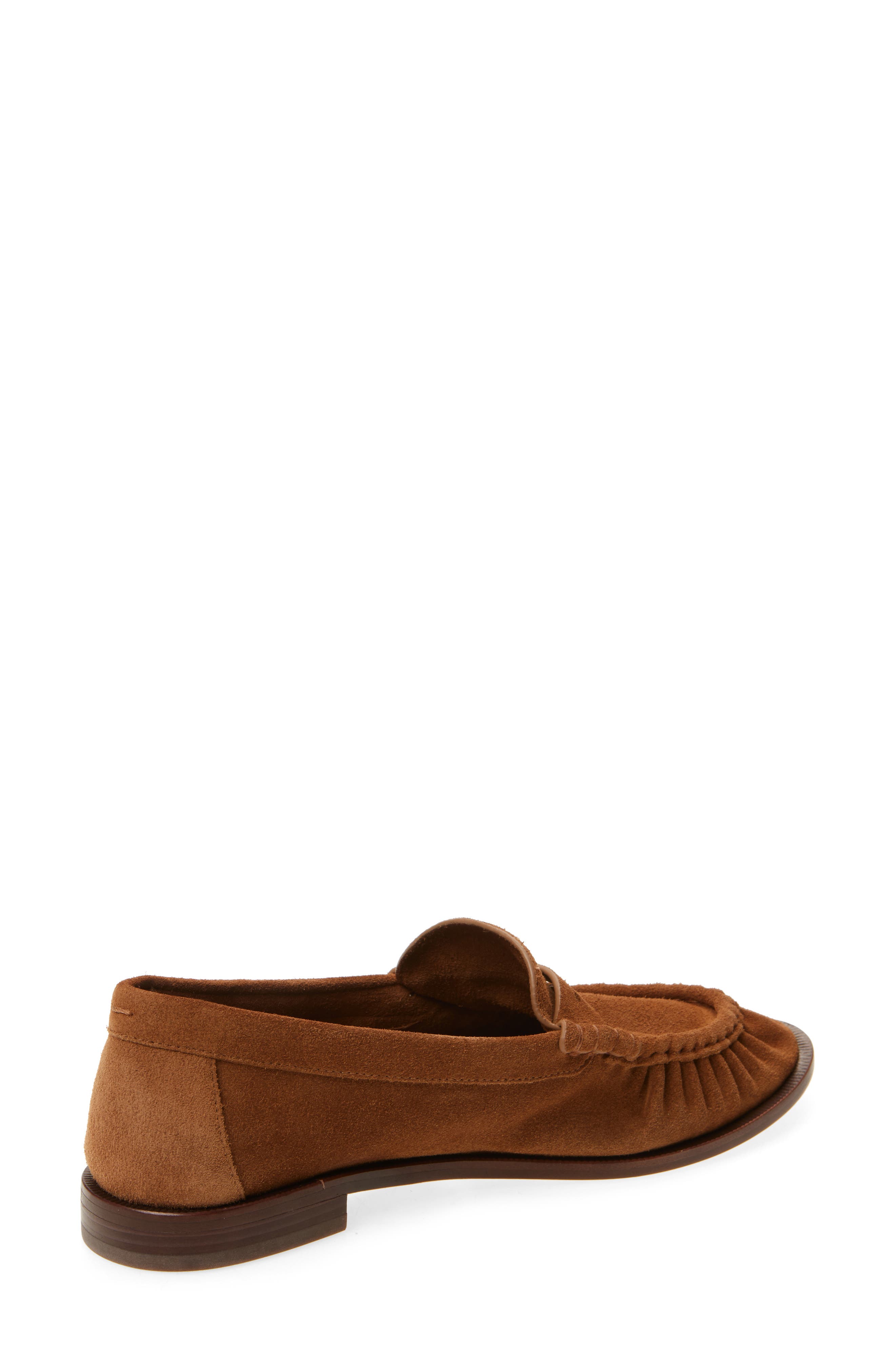 rag & bone Lexi Penny Loafer, Alternate, color, Umber Suede