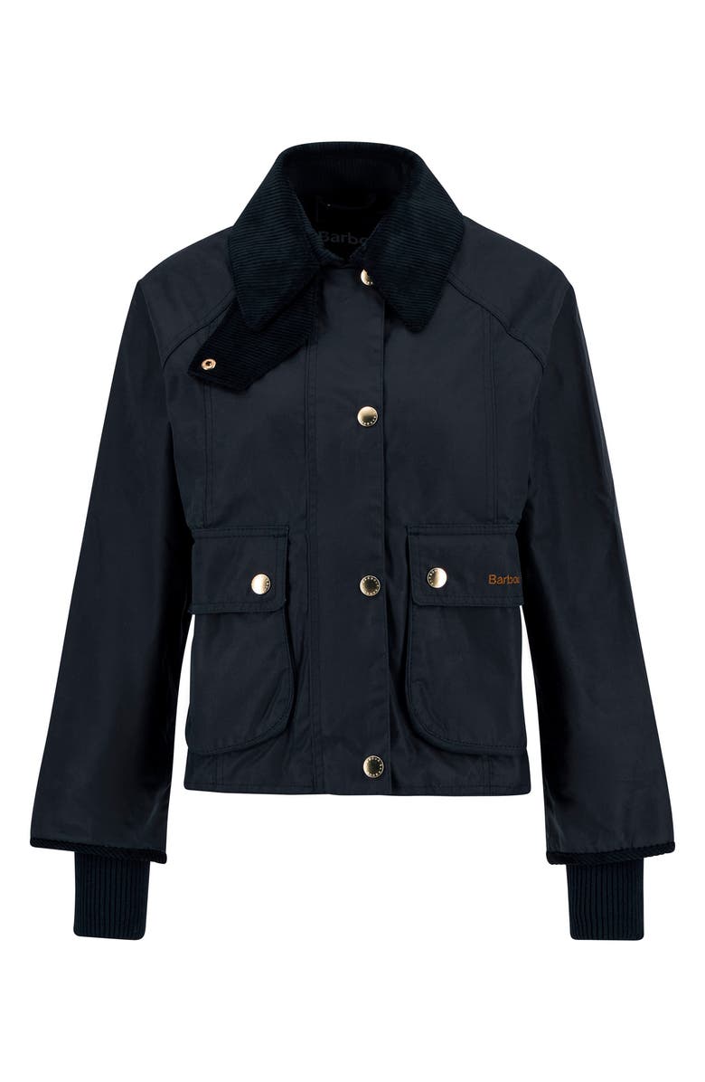 Beadnell Crop Waxed Cotton Jacket