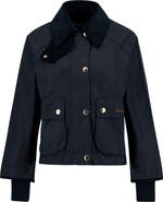 Barbour Beadnell Crop Waxed Cotton Jacket