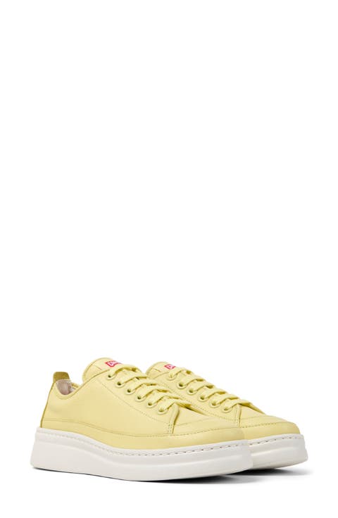 YELLO / ECRU LOW HEEL SNEAKER MULES